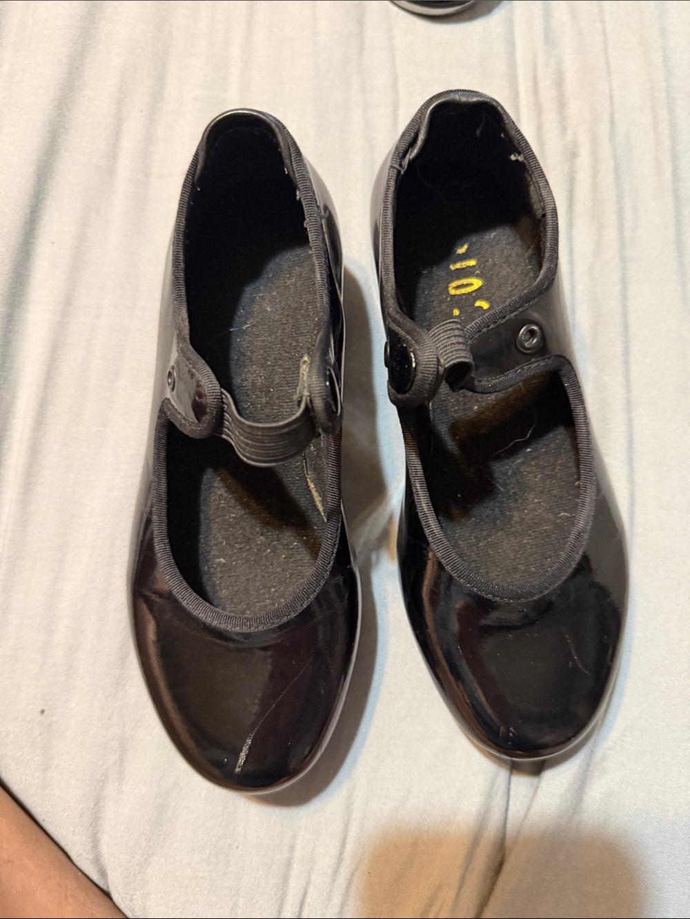 Bloch Black Patent Mary Jane Kids tap Shoes
